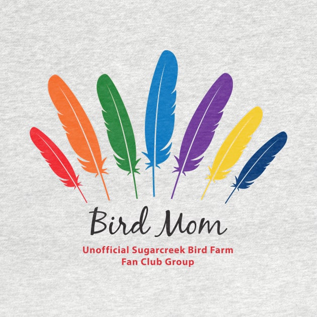 Bird Mom - black type by Just Winging It Designs